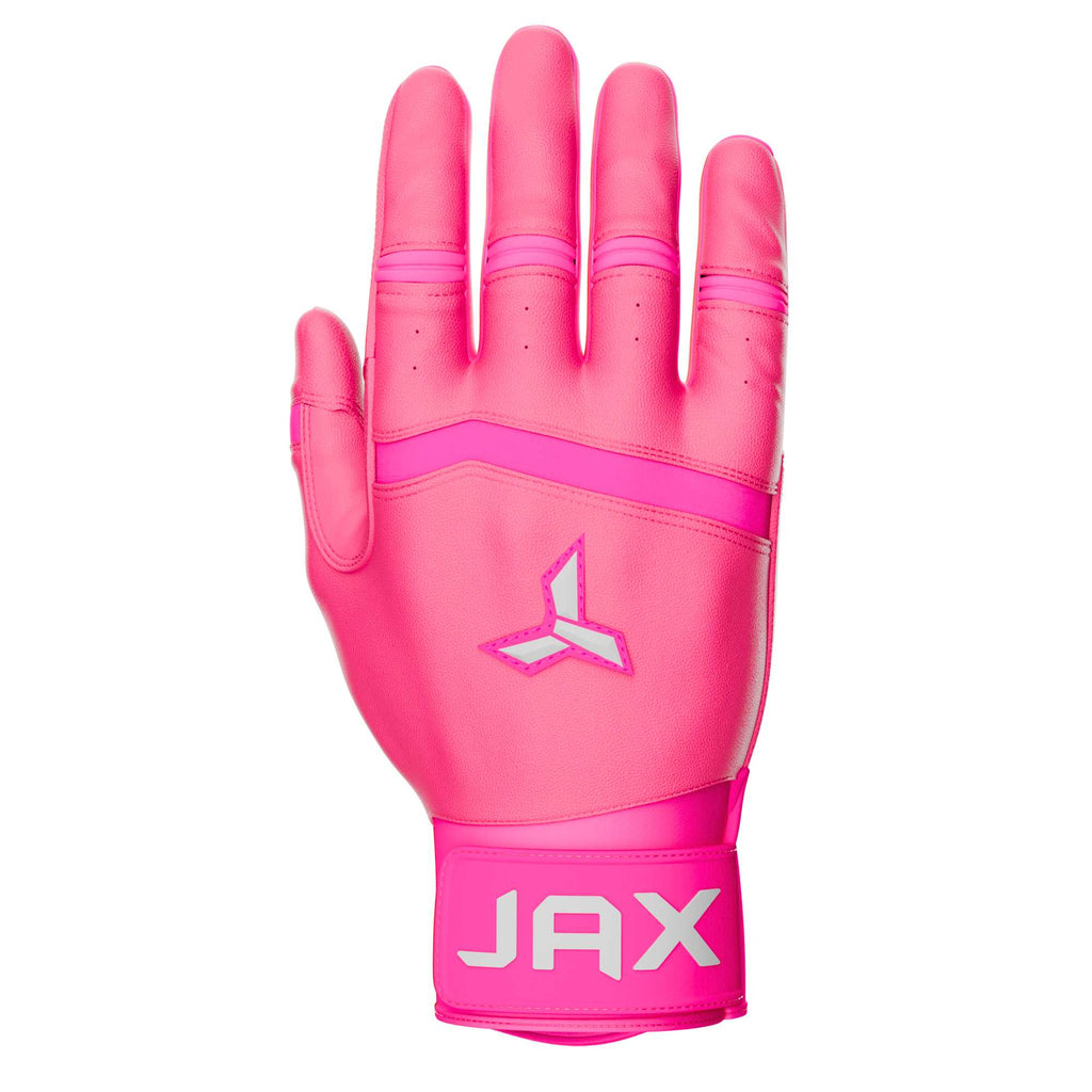 Baby Blue Color Code Jax Batting Gloves Pink Strap Cuff Small / Left Handed Swing / Pink Jax Batting Gloves Baby Blue Pro Cuff Flex Baby Blue Color Code Jax Batting Gloves Pink Strap Cuff Small / Left Handed Swing / Pink Jax Batting Gloves Baby Blue Pro Cuff Flex