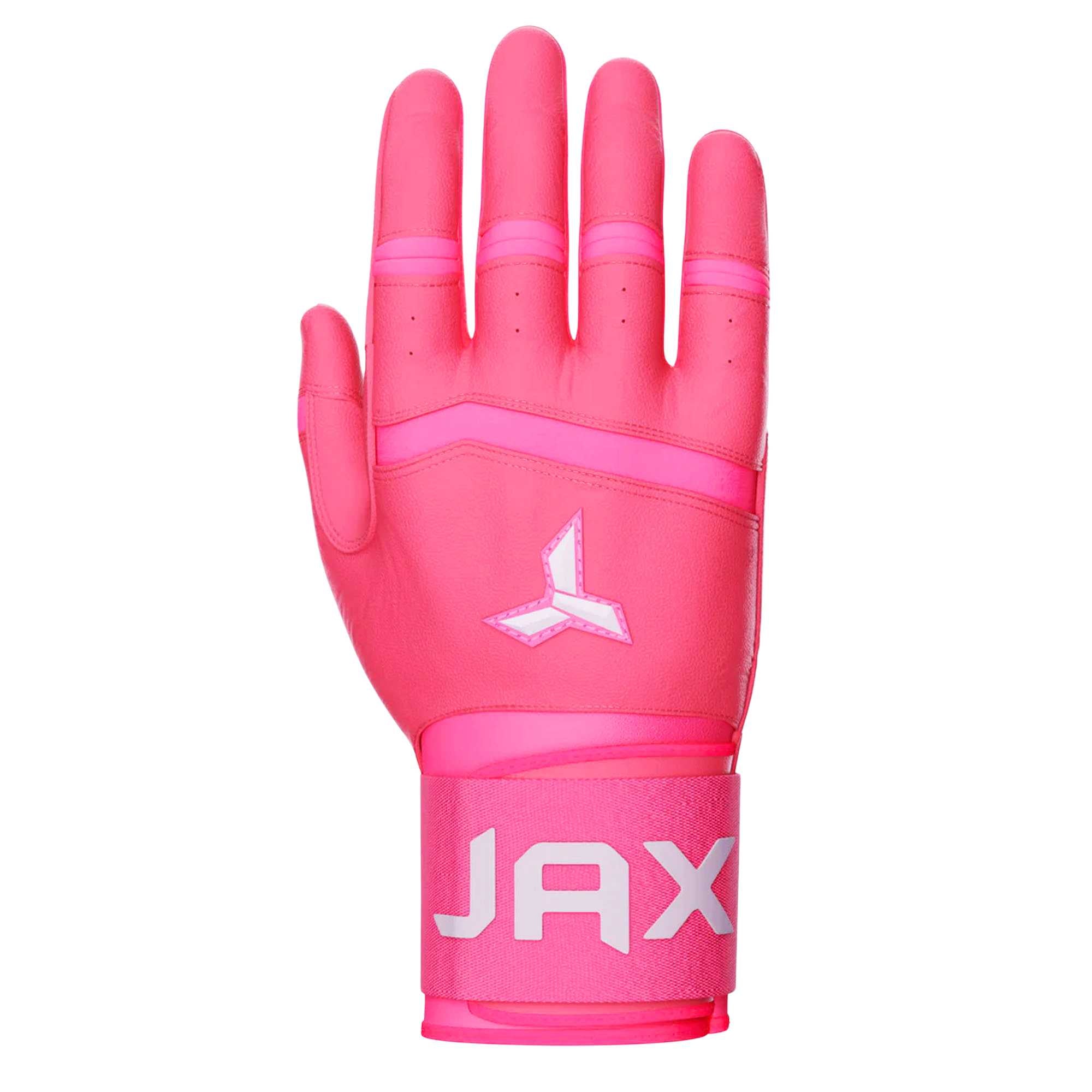 Fashion pink batting gloves