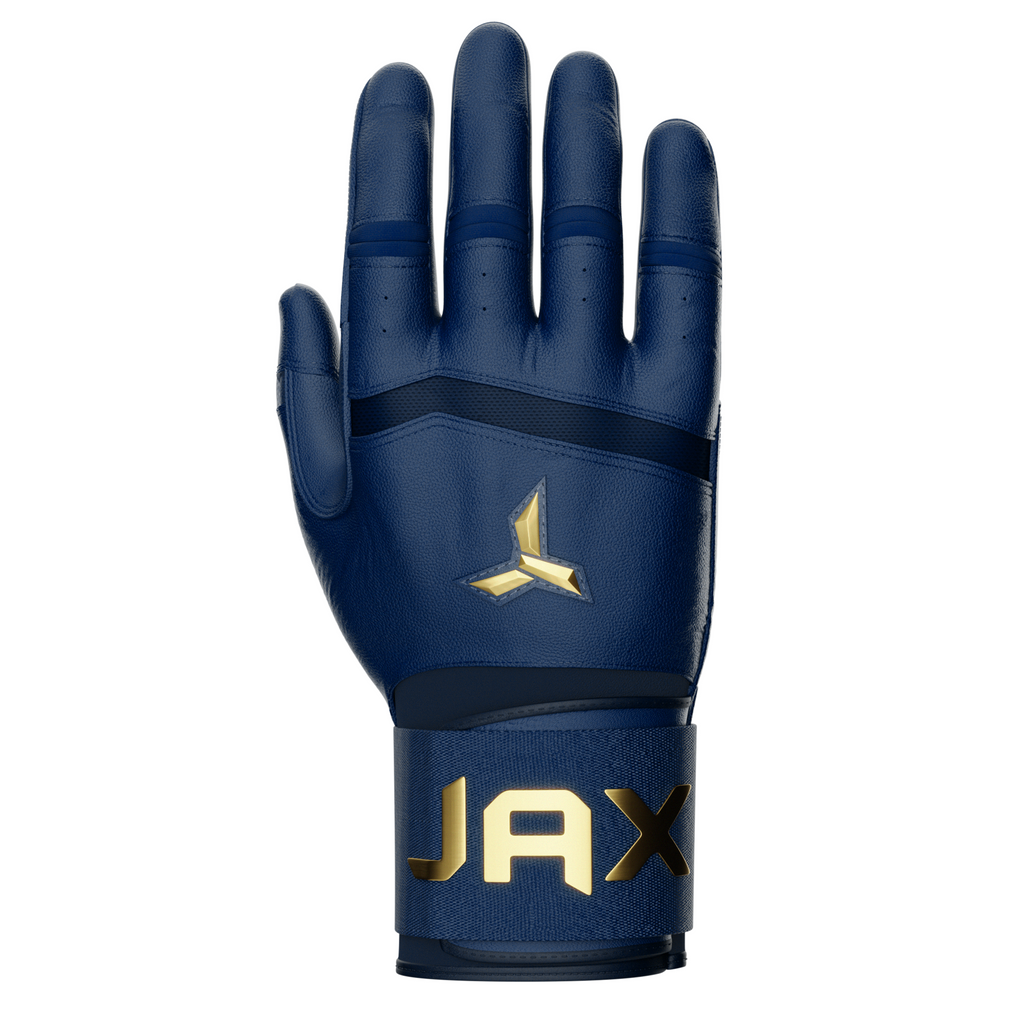 Navy Blue Jax Model One Batting Gloves Product Photo 