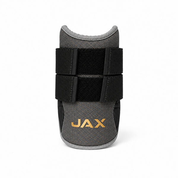 Jax Protective Guards | Double Strap Elbow Guard | Black//Gray Gradient