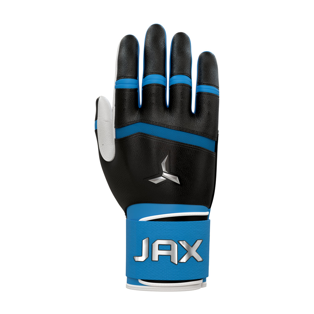 Jax Youth Model One Webbed Left Hand Swing Batting Gloves with Pro Cuf Jax Youth Model One Webbed Left Hand Swing Batting Gloves with Pro Cuf
