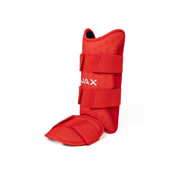 Jax Protective Guards | Leg Guard | Red