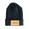 Jax | Patched Beanie | Black