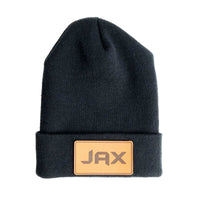 Jax | Patched Beanie | Black