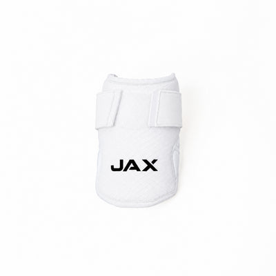 Jax Protective Guards | Single Strap Elbow Guard | White