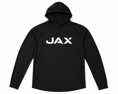 Jax │ Long Sleeve Performance Hoodie | Black