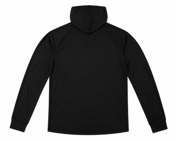 Jax │ Long Sleeve Performance Hoodie | Black