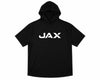Jax │ Short Sleeve Performance Hoodie | Black
