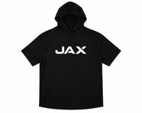 Jax │ Short Sleeve Performance Hoodie | Black