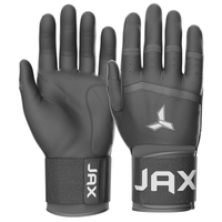 Jax Batting Gloves Grey Strap Cuff Product Photo