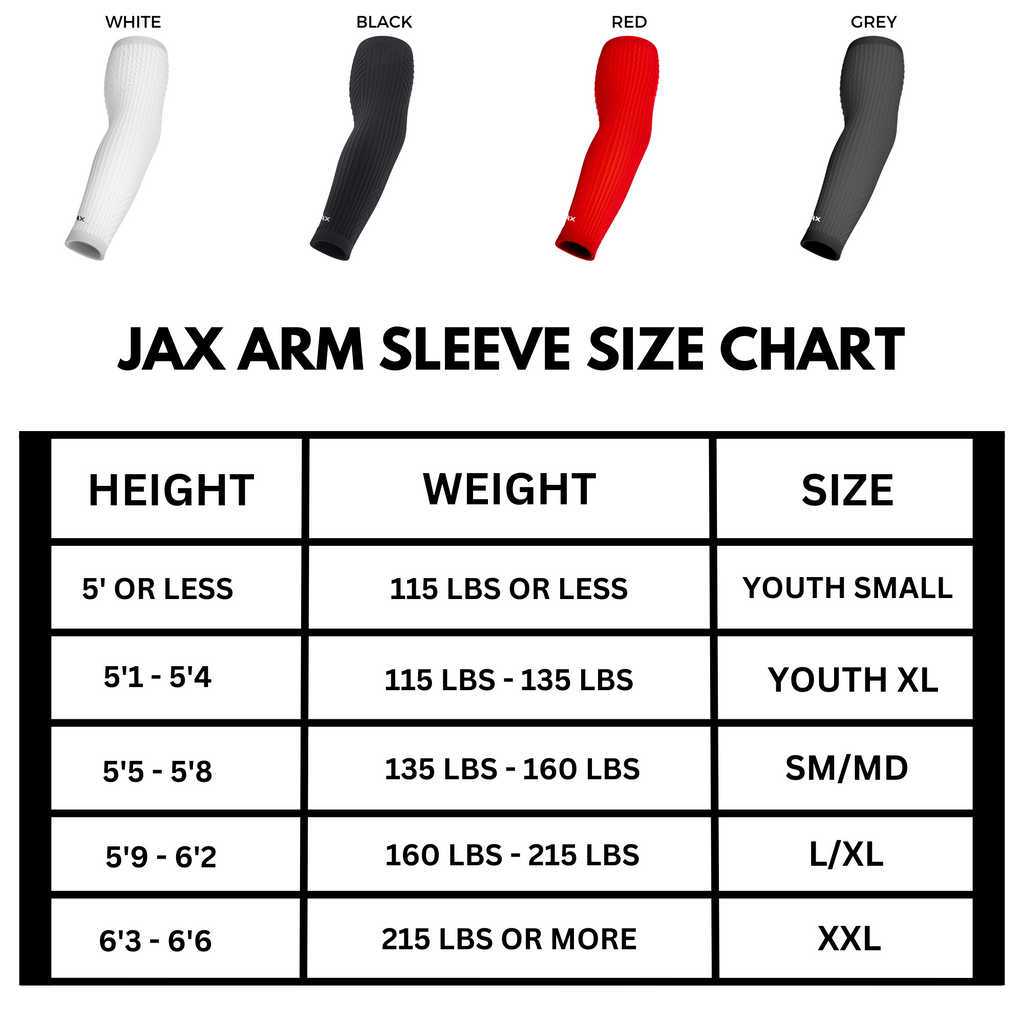 Jax │ Restore Recovery │ Premium Arm Sleeve - White – Jax Athletics