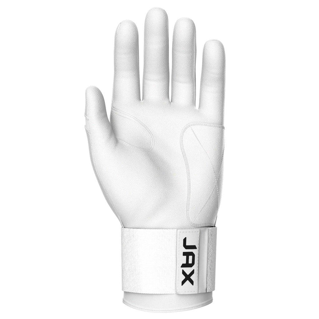 Jax White Batting Gloves Product Photo 